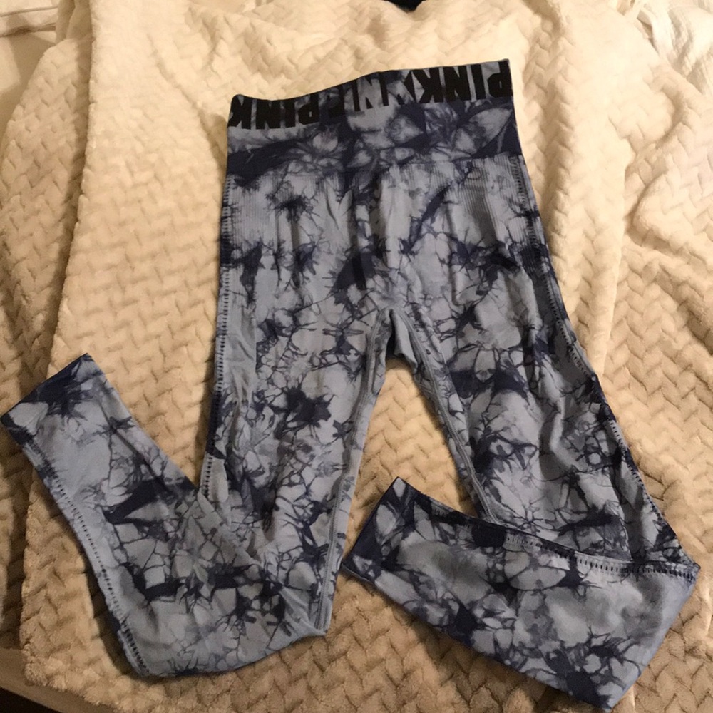 VS PINK Tie dye seamless leggings